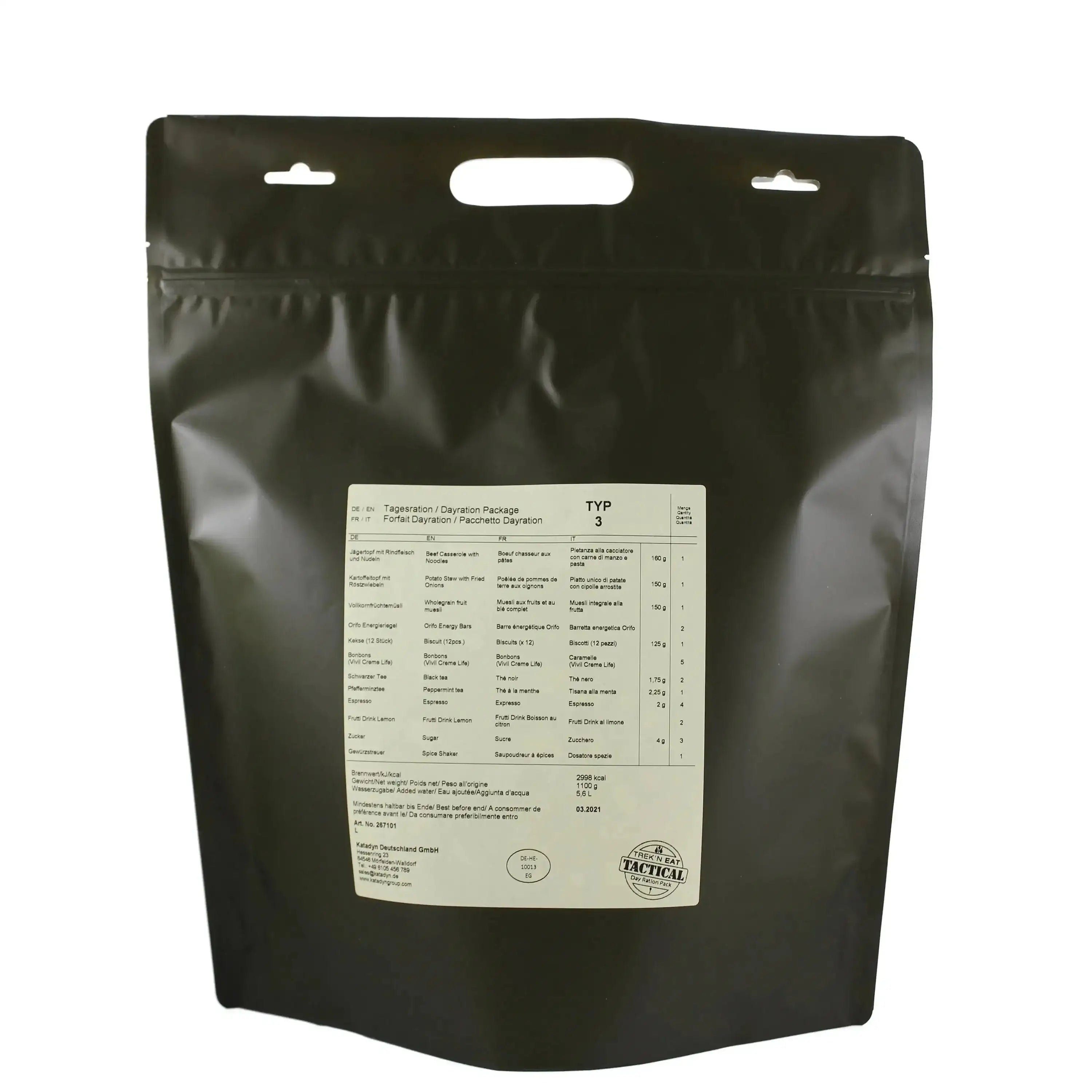 Day ration Day Ration Pack Type 3