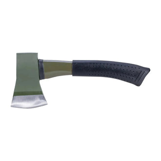 Solid steel axe with head cover