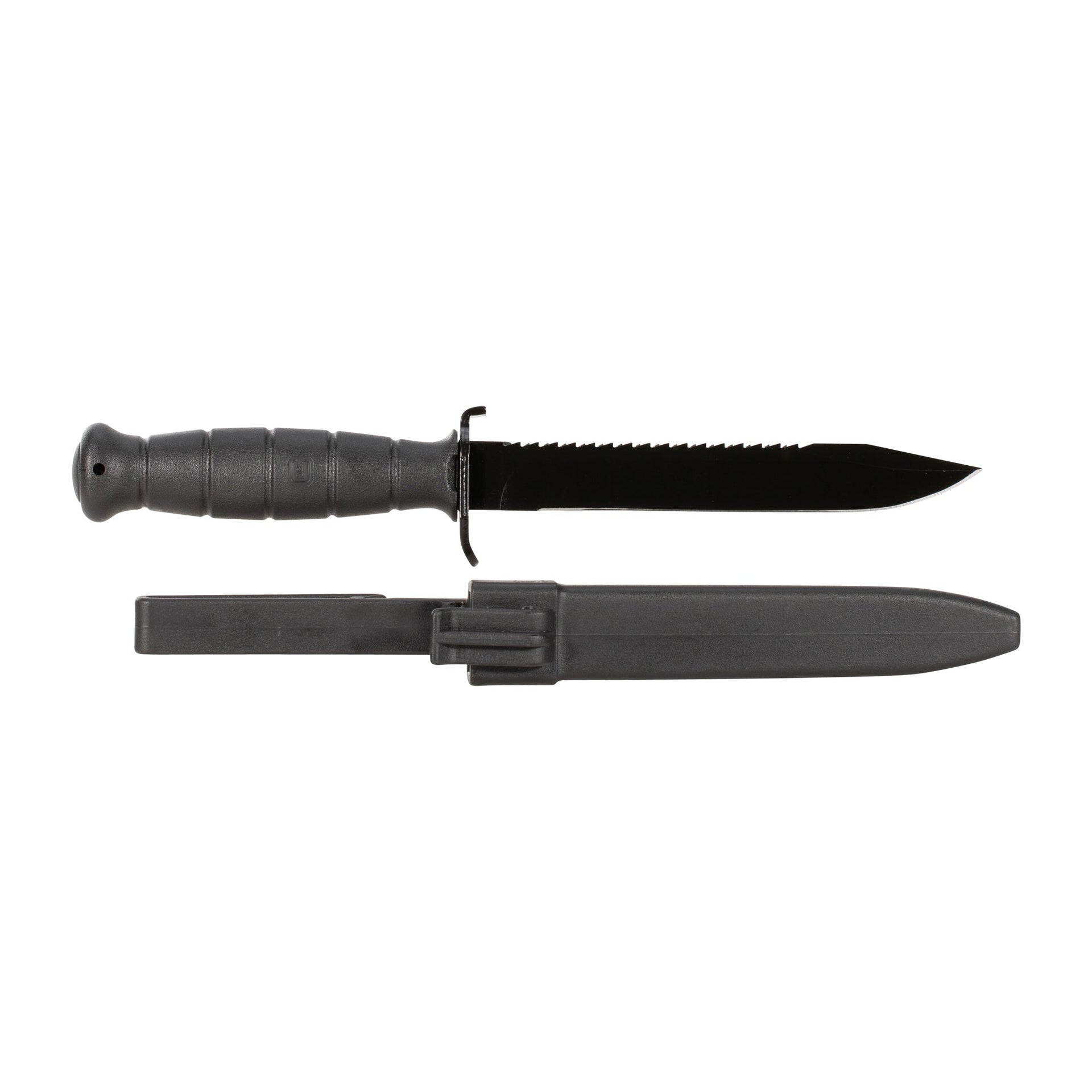 Sierra de cuchillo de combate hacia atrás