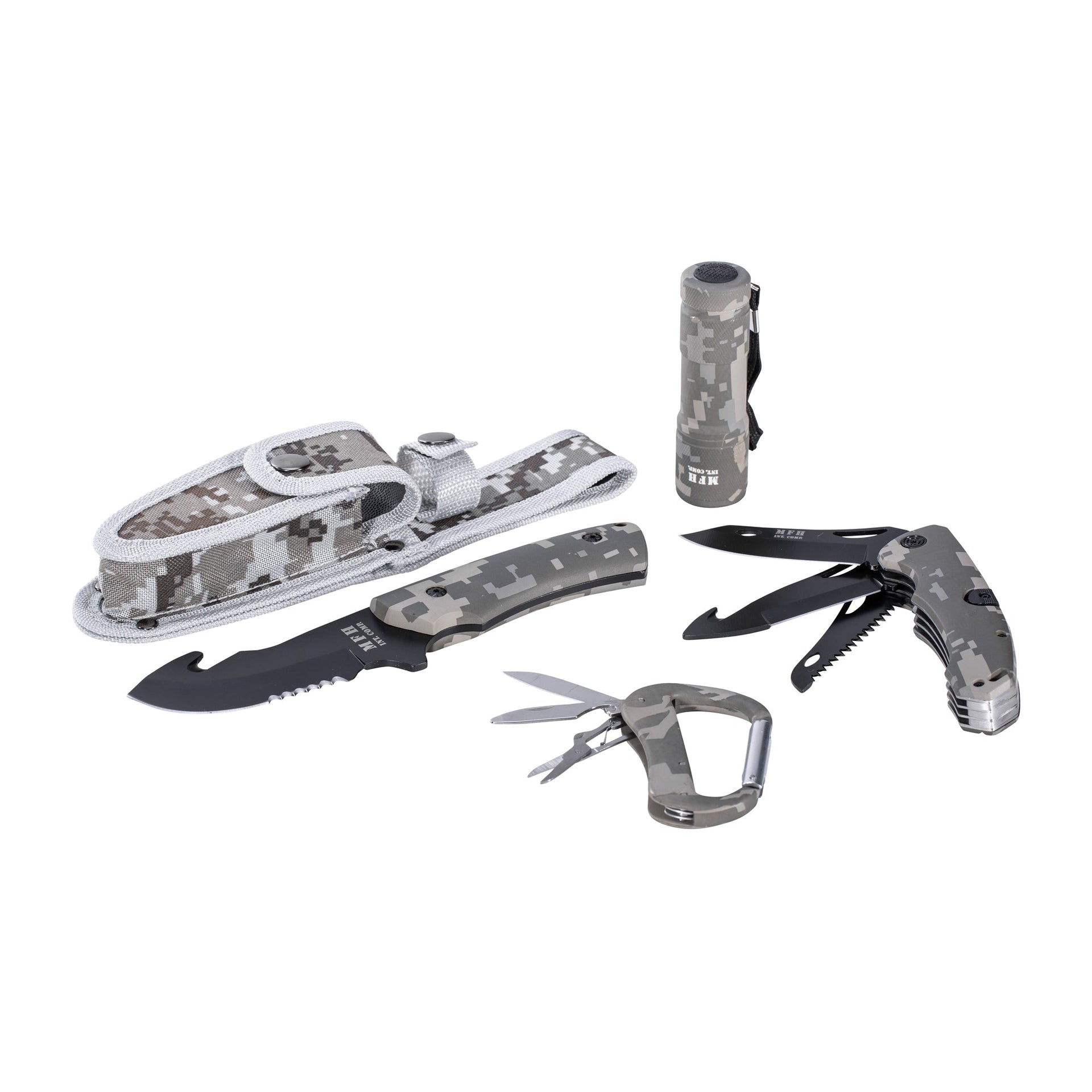 Knife Set with LED Flashlight AT-digital