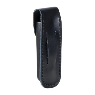 Knife case smooth leather black