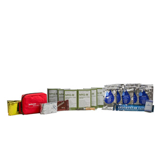 Contents of a small emergency backpack - 3 days