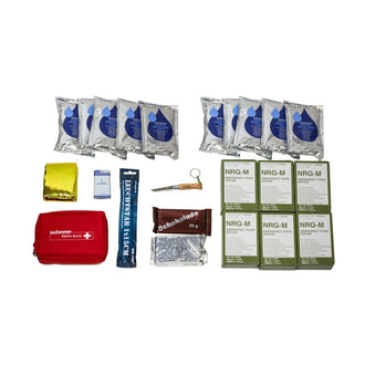 Contents of a small emergency backpack - 3 days