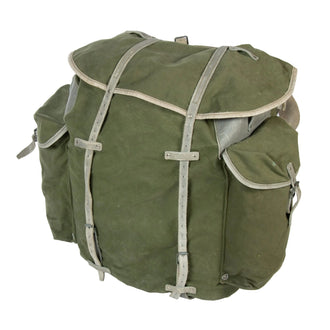 Used Norwegian backpack, olive green