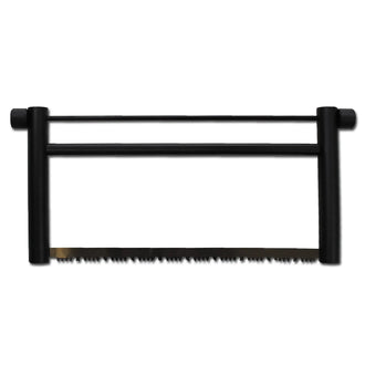 Scie à tension avec poignées, pliable, noire