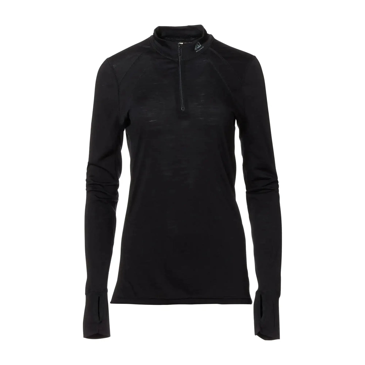aclima-pullover-lightwool-zip-shirt-jet-black-frauen-ansicht-1