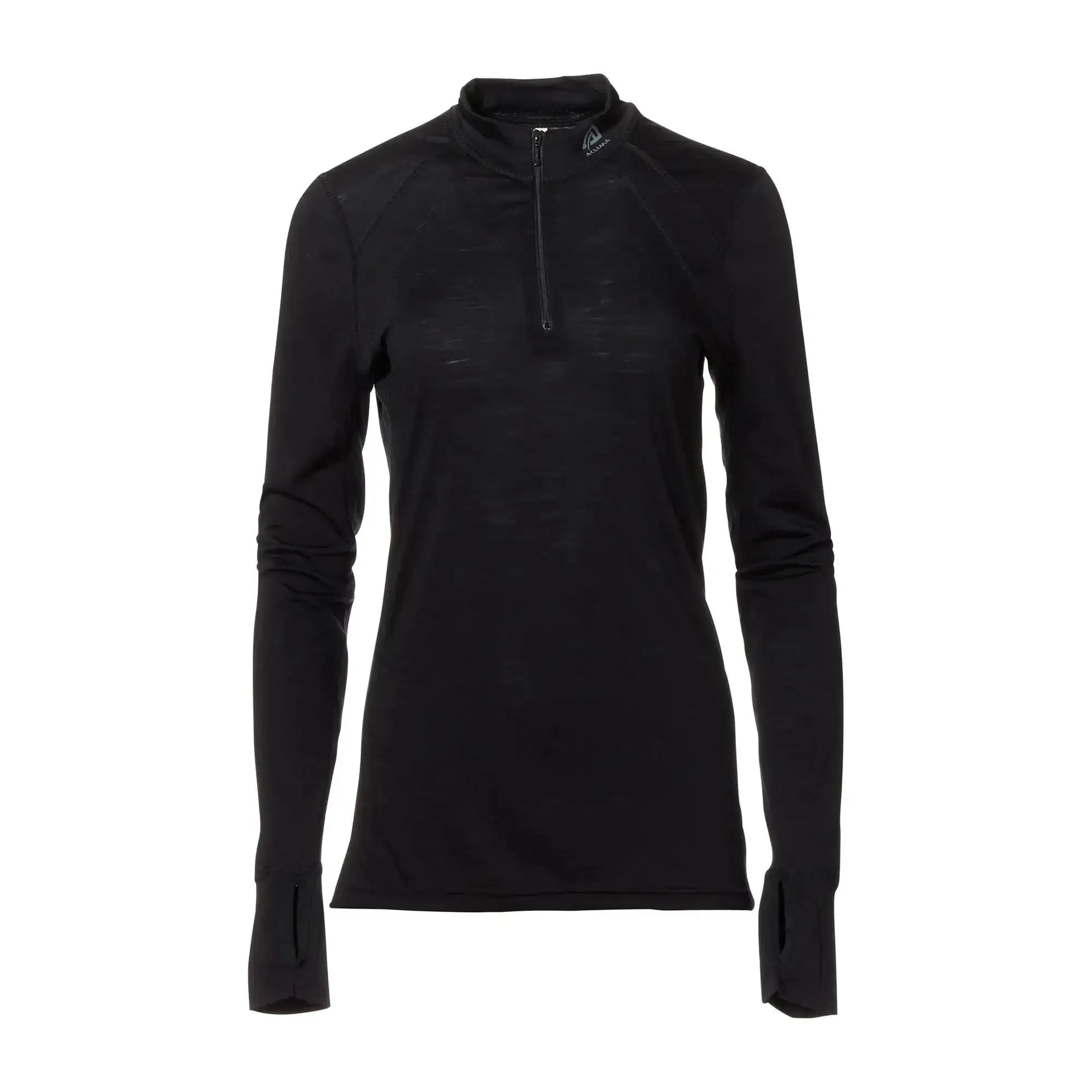 aclima-pullover-lightwool-zip-shirt-jet-black-frauen-ansicht-1