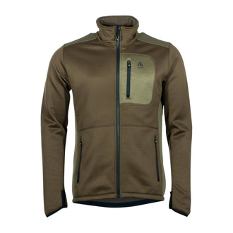 Giacca WoolShell capperi terra scura