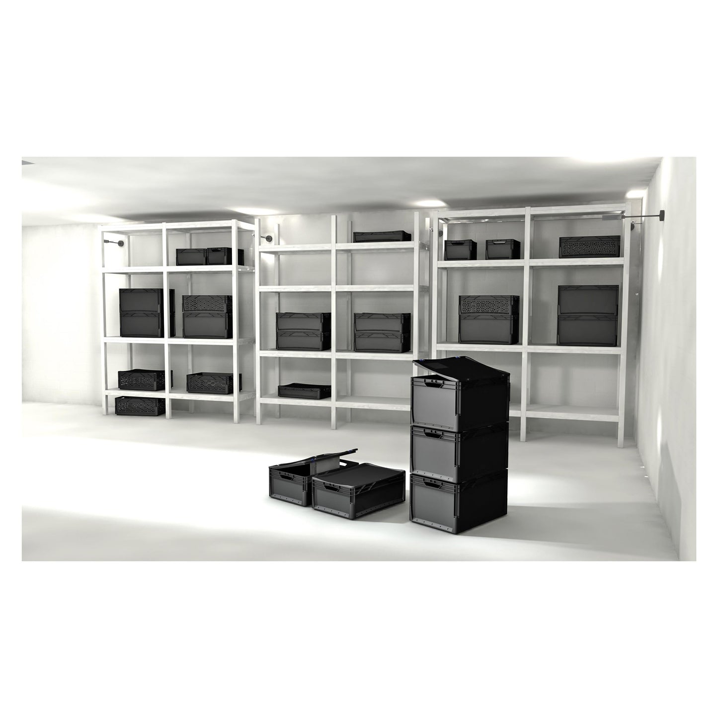 Euronorm Box Solid Wall 40 x 30 x 22 cm