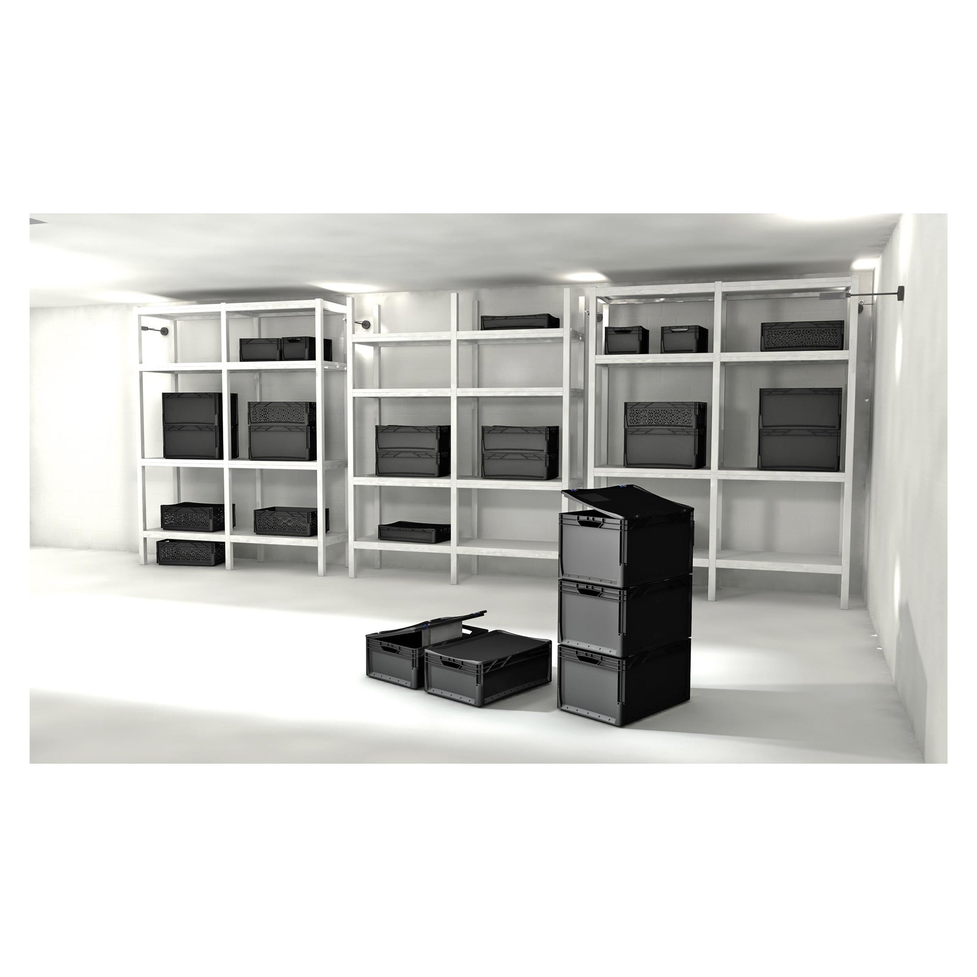 Euronorm Box Solid Wall 40 x 30 x 22 cm