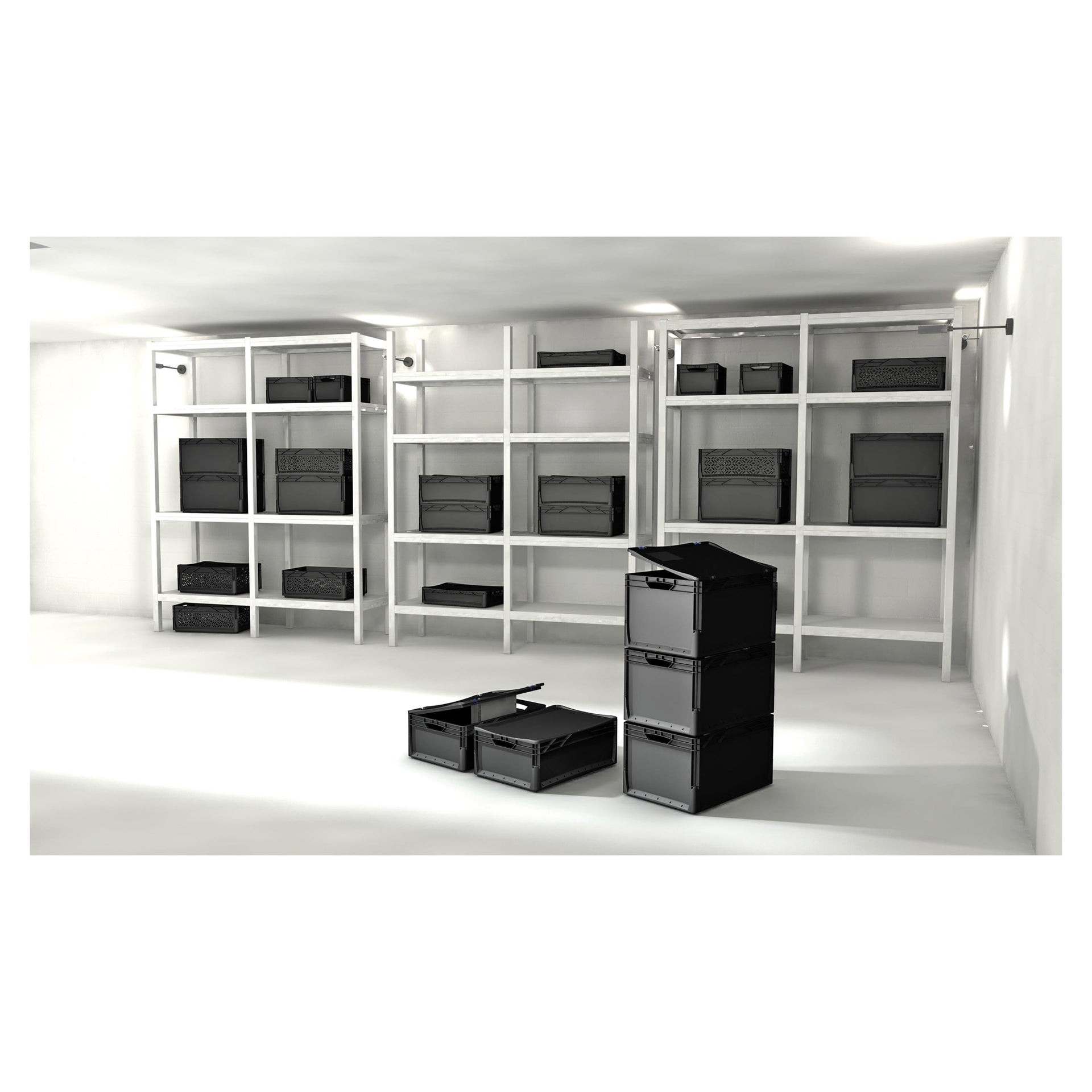 Euronorm Box Solid Wall 60 x 40 x 22 cm