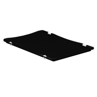 Euronorm hinge cover 40 x 30 cm black
