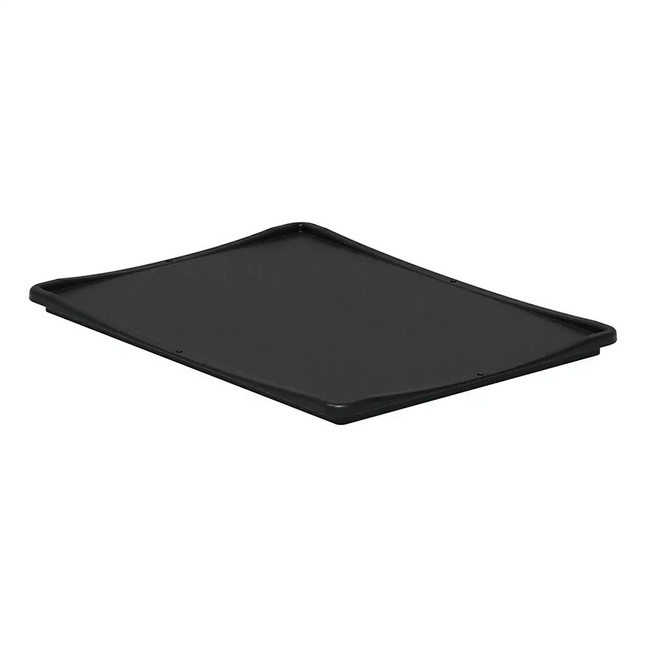 Euro standard hinged lid 40 x 30 cm black