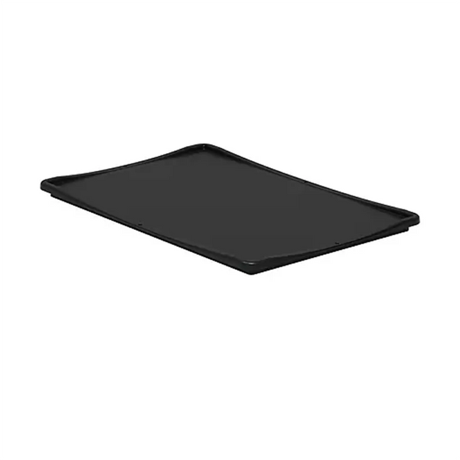 Euro-standard hinged lid 60 x 40 cm black