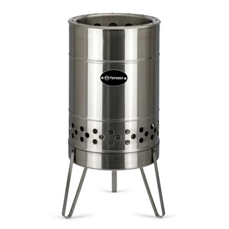 Pyron stainless steel fire barrel