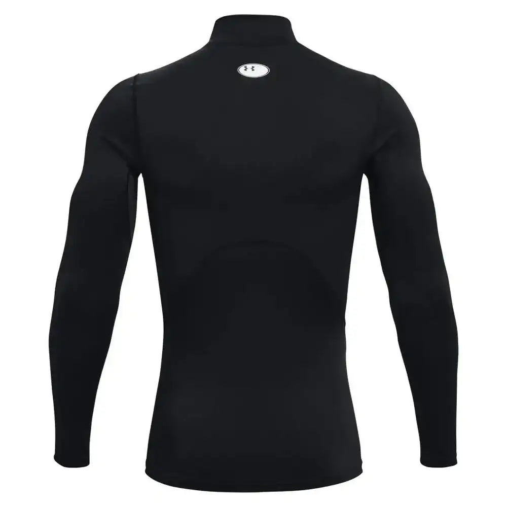 under-armour-shirt-coldgear-compression-mock-logo-schwarz-ansicht-2
