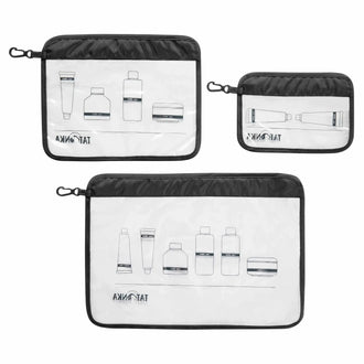 Zip Flight Bag Set, Black