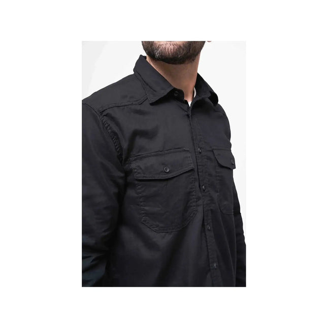 brandit-hemd-flanellshirt-schwarz-ansicht-3