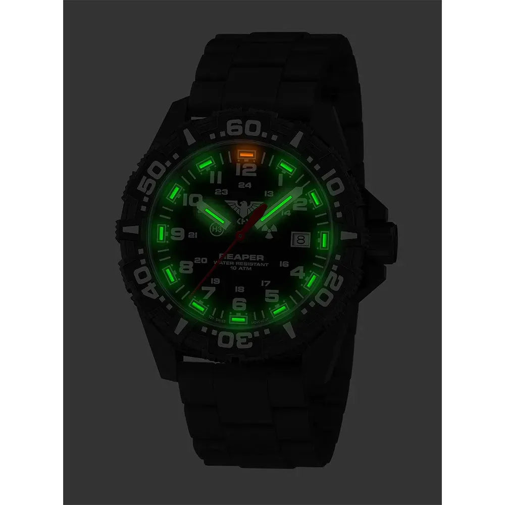 KHS Shooter MKII Automatik Uhr – NEOCARB® Gehäuse, Saphirglas, 200 M Wasserdicht (Field-Version)