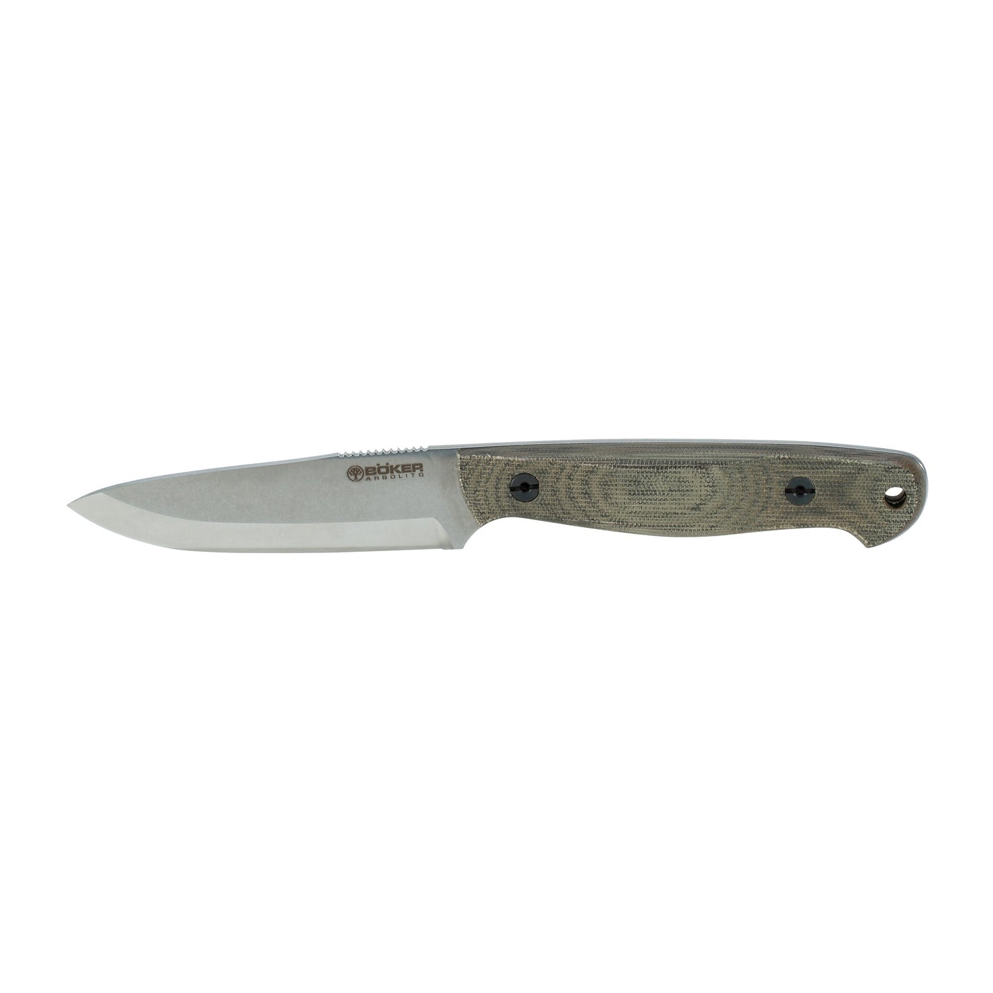 Cuchillo Arbolito Bushcraft Micarta verde