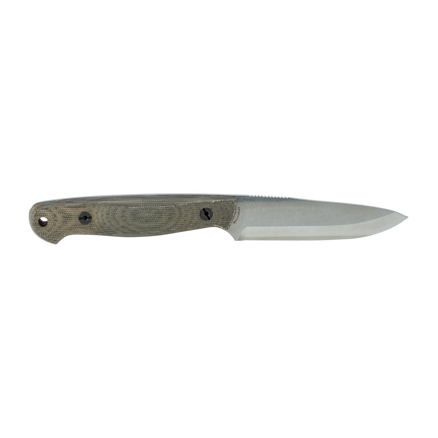 Cuchillo Arbolito Bushcraft Micarta verde