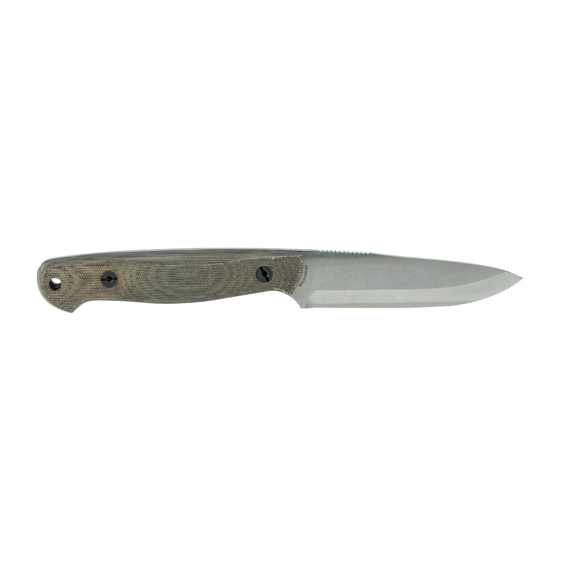 Cuchillo Arbolito Bushcraft Micarta verde