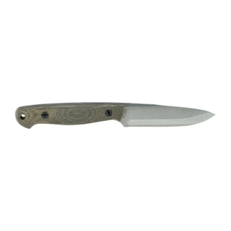 Bushcraft knife Micarta green