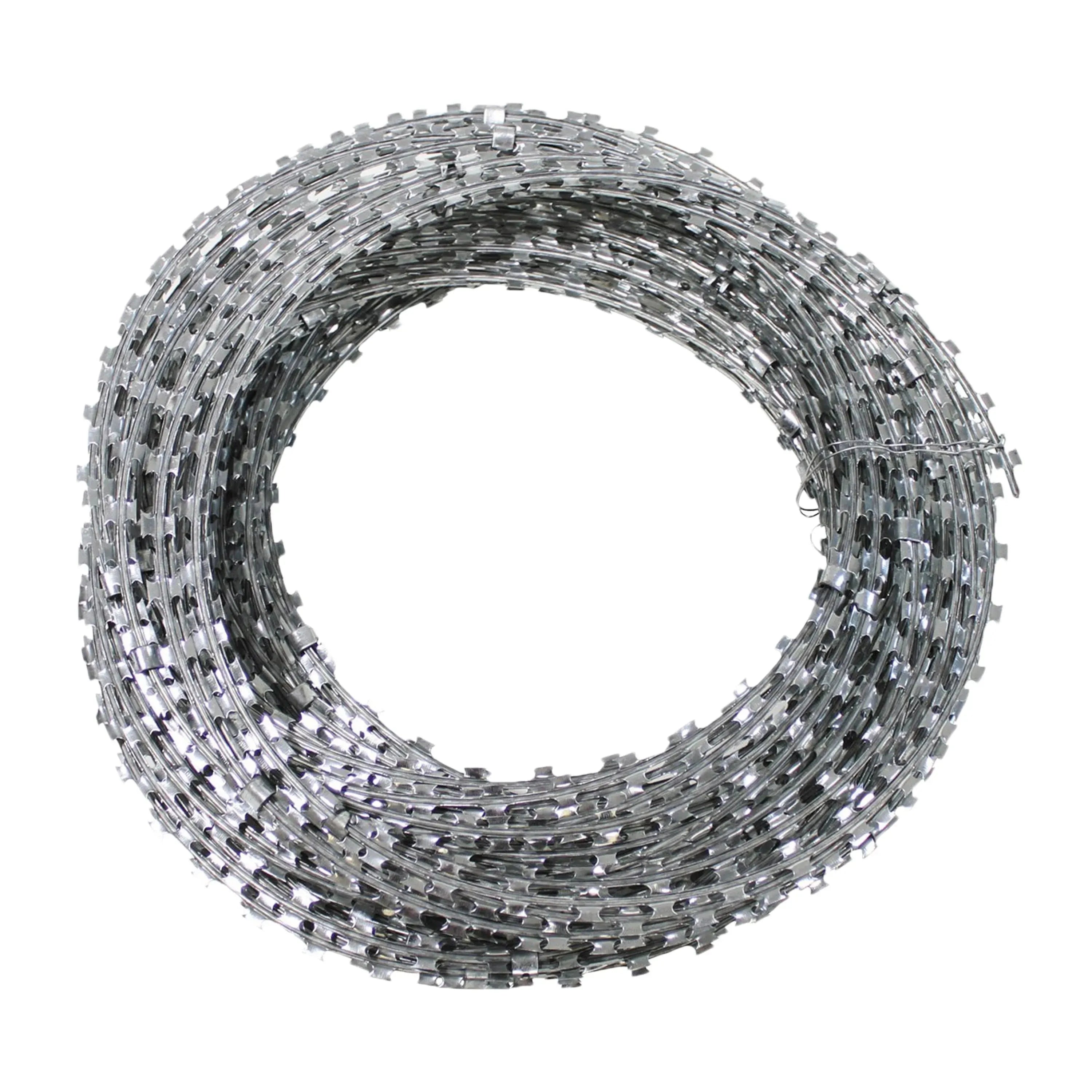 Razor Wire Roll Galvanized 50 M – ASMC GmbH International