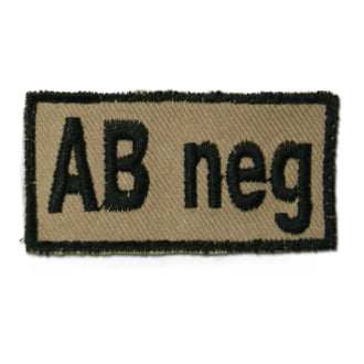 Badge Bloodpatch AB negative Velcro 