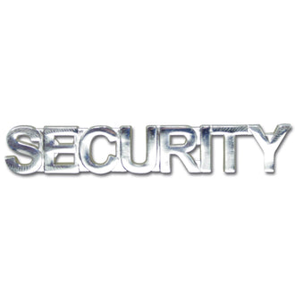 Collar Insignia SEGURIDAD plata