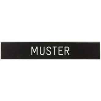Plastic name tag