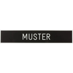 Placa de nombre plástico