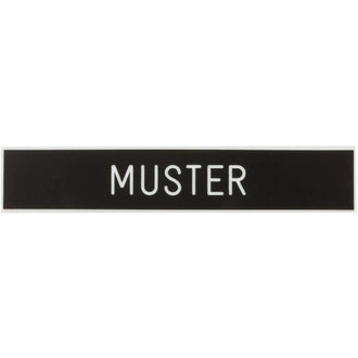 Placa de nombre plástico