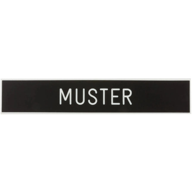 Name tag plastic