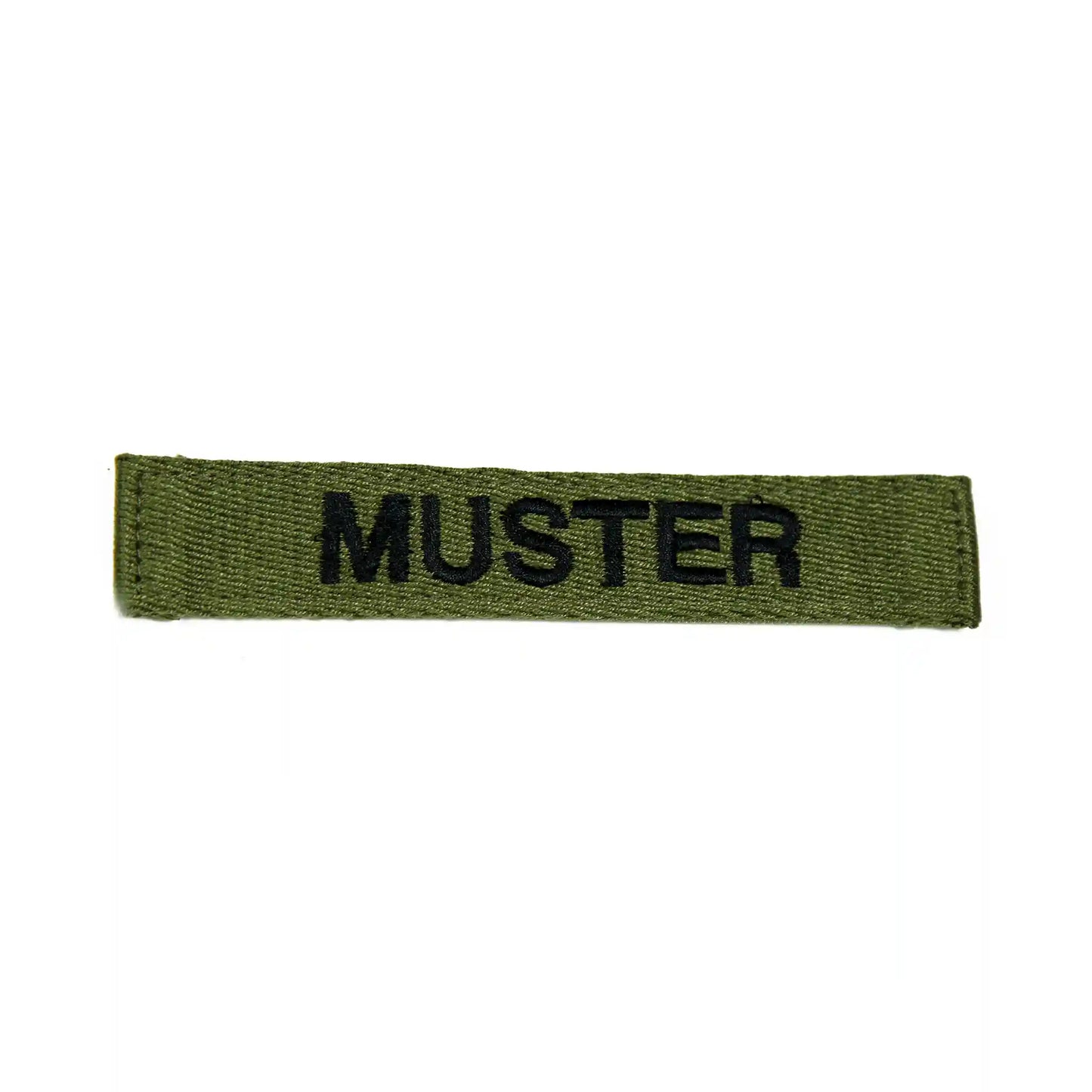 Name tapes set of 5 olive
