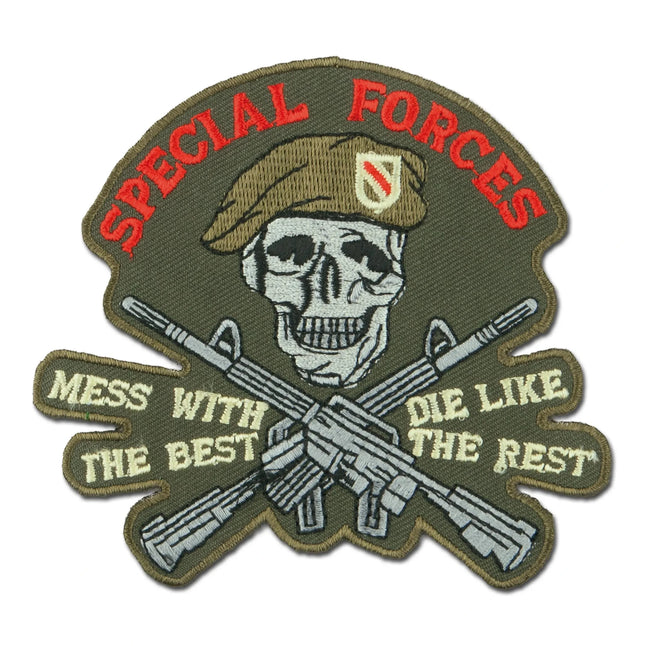 Badge US Special Forces Skull-Rifles