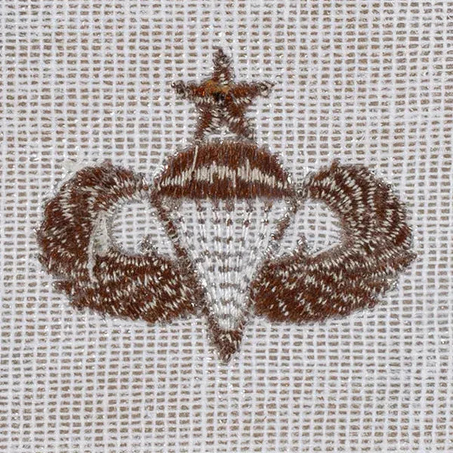 Distintivo US Senior Parachutist tessuto desert