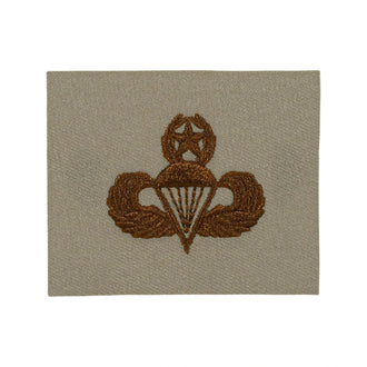 Distintivo US Master Parachutist tessuto desert