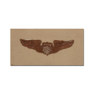 US Pilot Badge, Textile, Desert