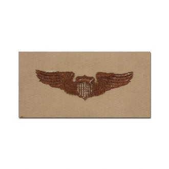 Distintivo US Pilot tessuto desert