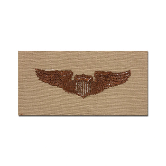 Distintivo US Pilot tessuto desert