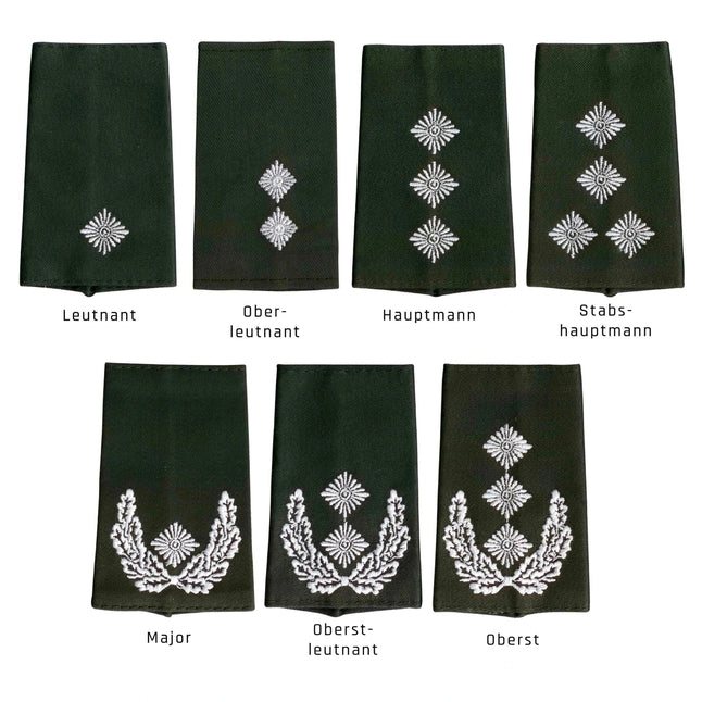 Insignia de rango BW Heer oliva