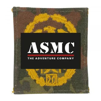 BW proficiency badge, gold camouflage