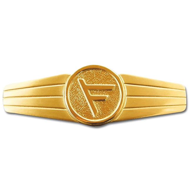 Badge BW command service personnel metal