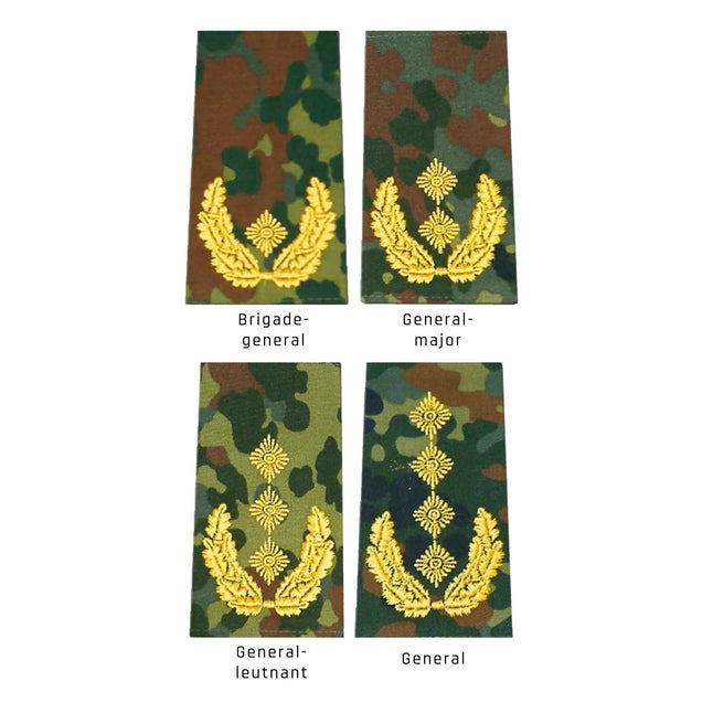 Insignia de rango BW Ejército velcro Flecktarn