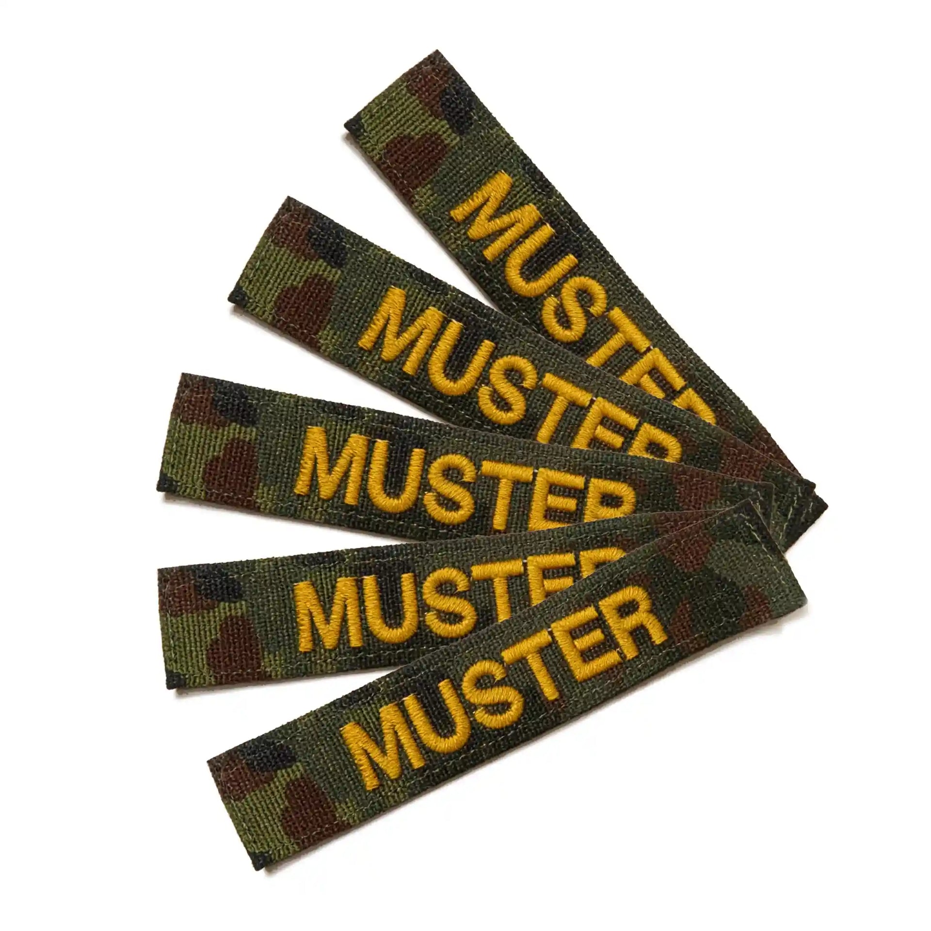 Name tapes 5-pack Flecktarn