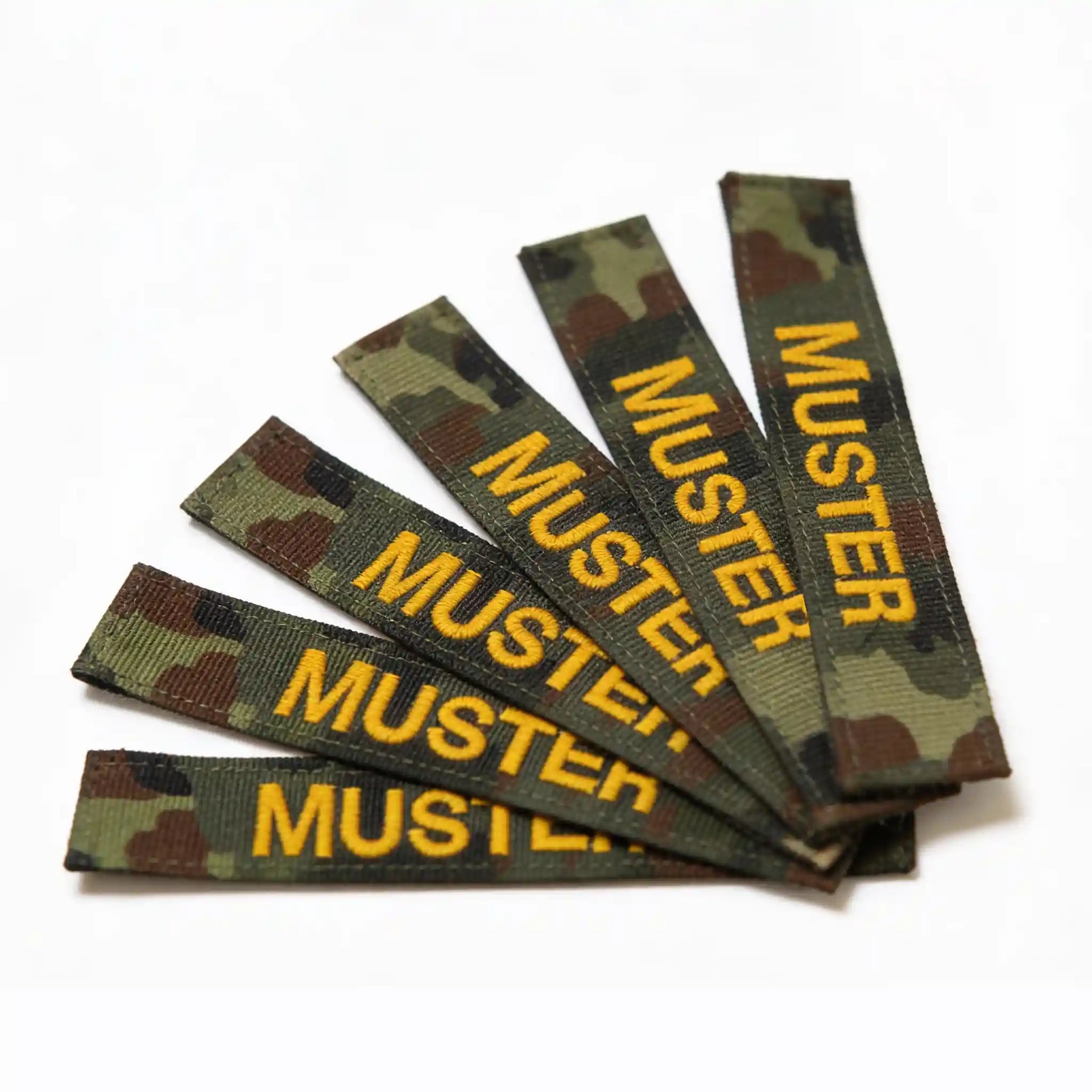 Name tapes 5-pack Flecktarn
