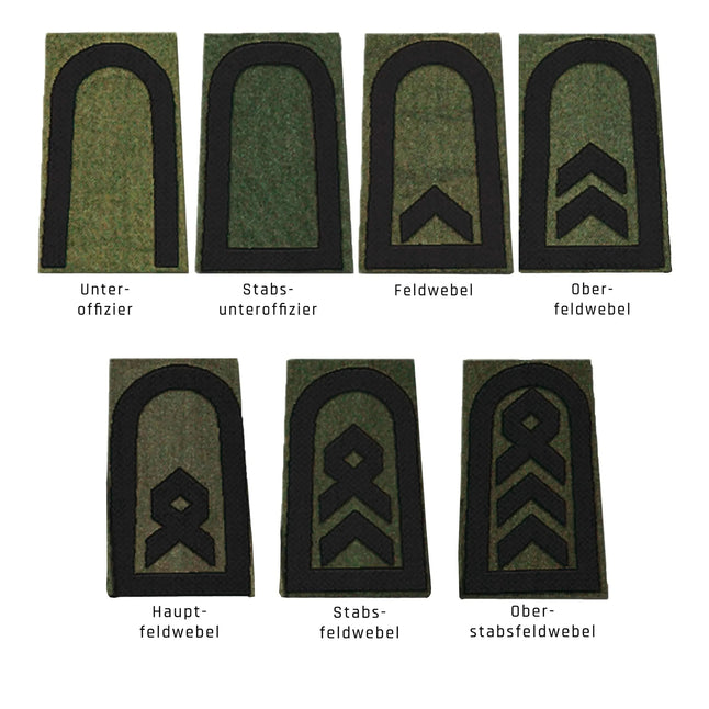 Insignia de rango BW Heer oliva