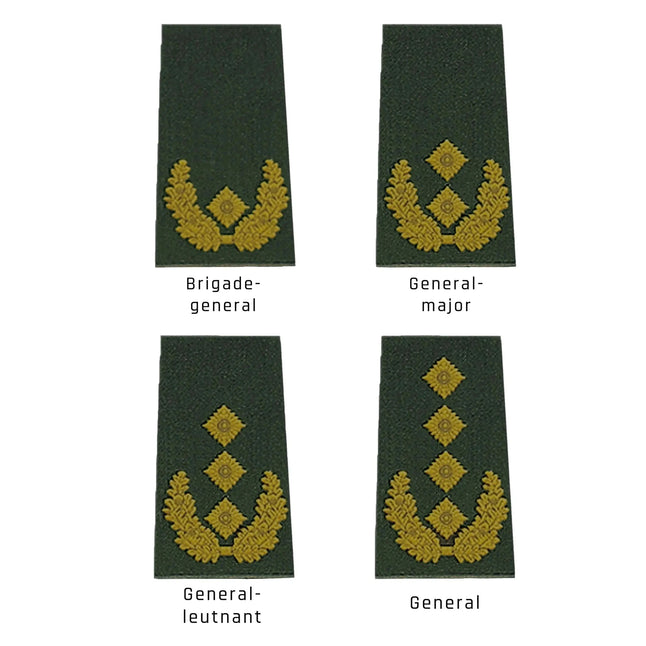 Insignia de rango BW Heer oliva
