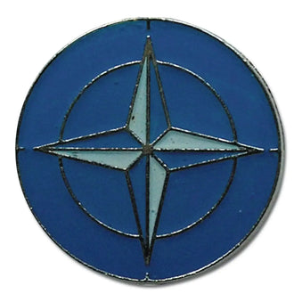 Pin Mini Metall Abzeichen NATO